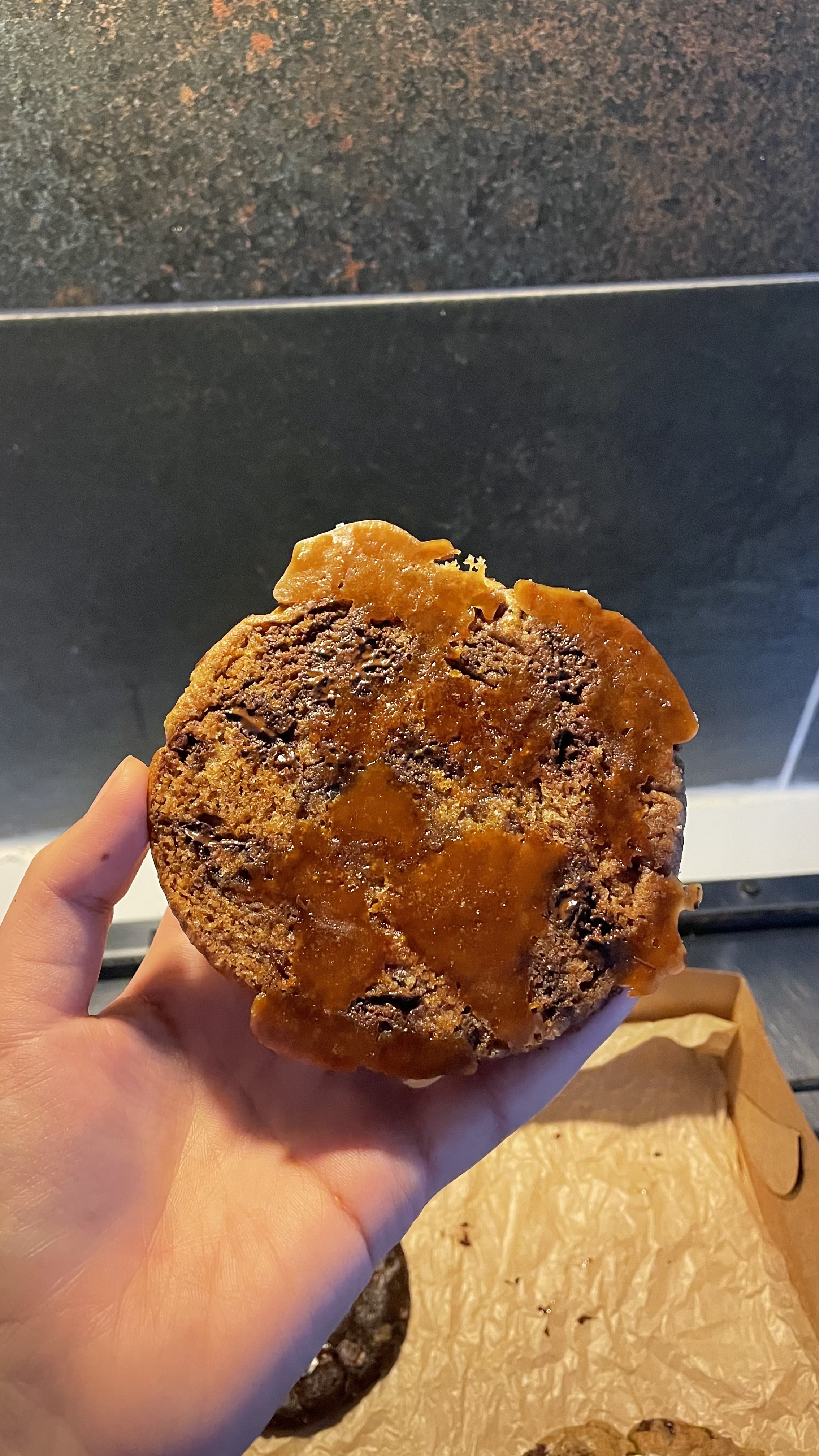 Salted caramel cookies