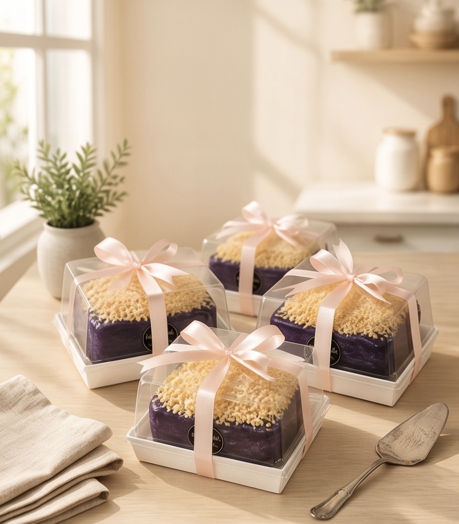 UBE YEMA CAKE ( PURPLE YAM)